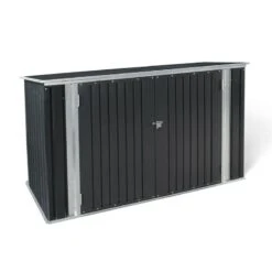 Abri De Jardin Coffre Métallique Vélos, Outils - 210 X 130 X 105 Cm