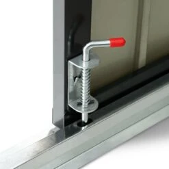 Abri De Jardin Coffre Métallique Vélos, Outils - 210 X 130 X 105 Cm -Intexoo Shop abri de jardin coffre metallique multi usage 210 x 130 x 105 cm 6