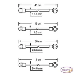 Attaches Flexibles Réutilisables Avec Mousquetons - Lot De 10 12 Attaches Flexibles Réutilisables Avec Mousquetons - Lot De 10 -Intexoo Shop attaches flexibles reutilisables avec mousquetons lot de 10 2