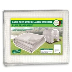 Bâche De Rechange Pour Serre Tunnel Blanche -Intexoo Shop bache rechange serre tunnel blanc transparente 6m 18m 24m 4