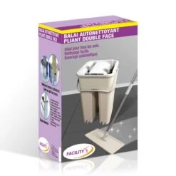 Balai Serpillière Microfibre Pliable 11 Balai Serpillière Microfibre Pliable -Intexoo Shop balai serpilliere microfibre pliable autonettoyant 5