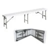 Banc De Jardin Pliant Blanc 4 Personnes