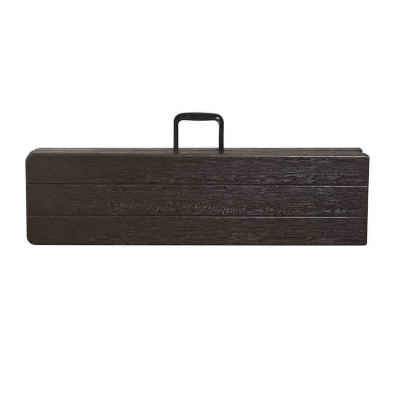 Banc Pliant Imitation Bois 3 Banc Pliant Imitation Bois - Image 3