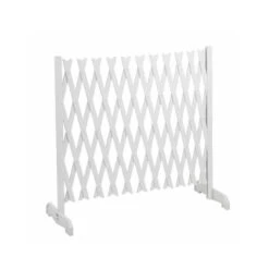 Barrière De Protection Extensible Blanche Plastique