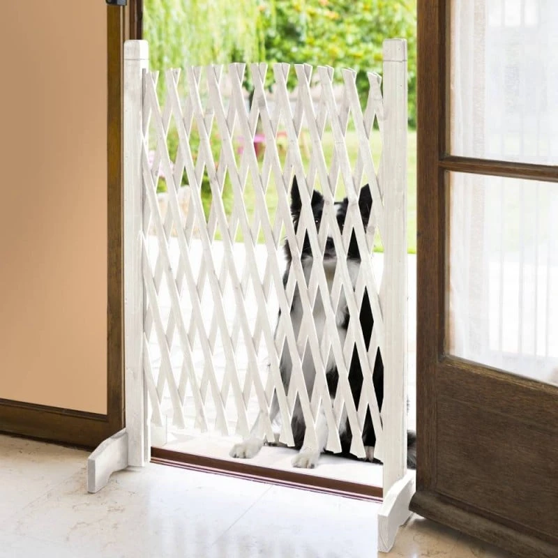 Barrière De Protection Extensible Blanche Plastique 5 Barrière De Protection Extensible Blanche Plastique - Image 5