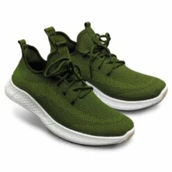 Baskets Respirantes Vertes
