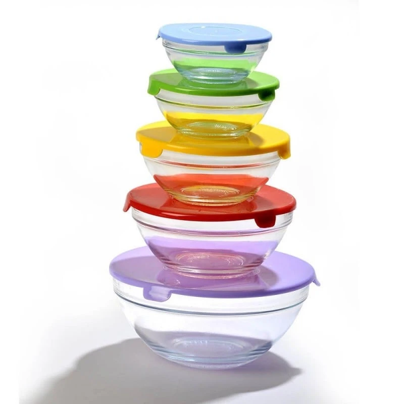 Bols En Verre - Vendu Par 5 1 Bols En Verre - Vendu Par 5