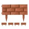 Bordures De Jardin Imitation Brique - Lot De 24