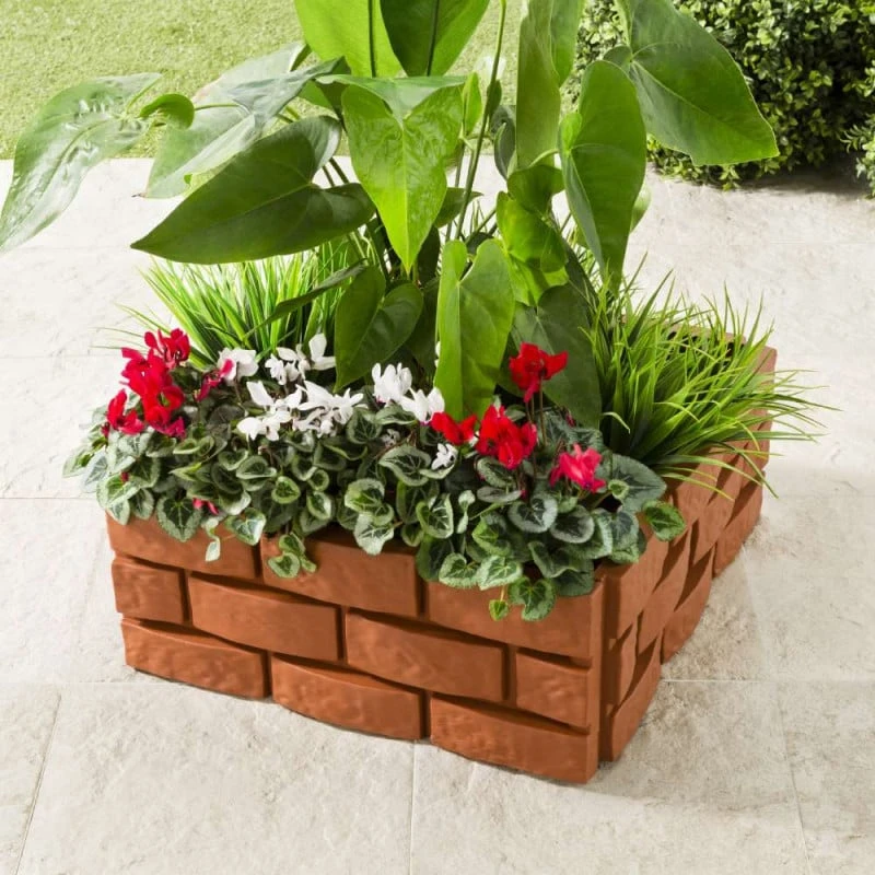 Bordures De Jardin Imitation Brique - Lot De 24 5 Bordures De Jardin Imitation Brique - Lot De 24 - Image 5