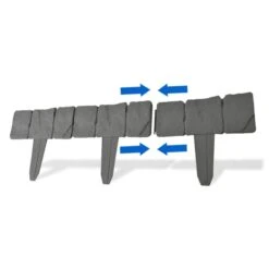 Bordures De Jardin Imitation Pierre - Lot De 80 9 Bordures De Jardin Imitation Pierre - Lot De 80 -Intexoo Shop bordures de jardin imitation pierre lot de 80 2
