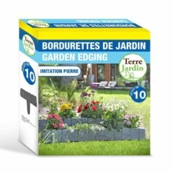 Bordures De Jardin Imitation Pierre - Lot De 80 10 Bordures De Jardin Imitation Pierre - Lot De 80 -Intexoo Shop bordures de jardin imitation pierre lot de 80 3