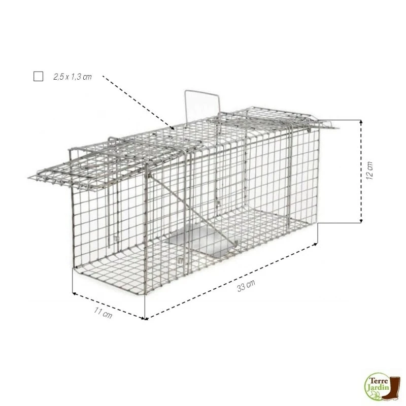 Cage à Nuisibles Double Entrée Petit Modèle 2 Cage à Nuisibles Double Entrée Petit Modèle - Image 2