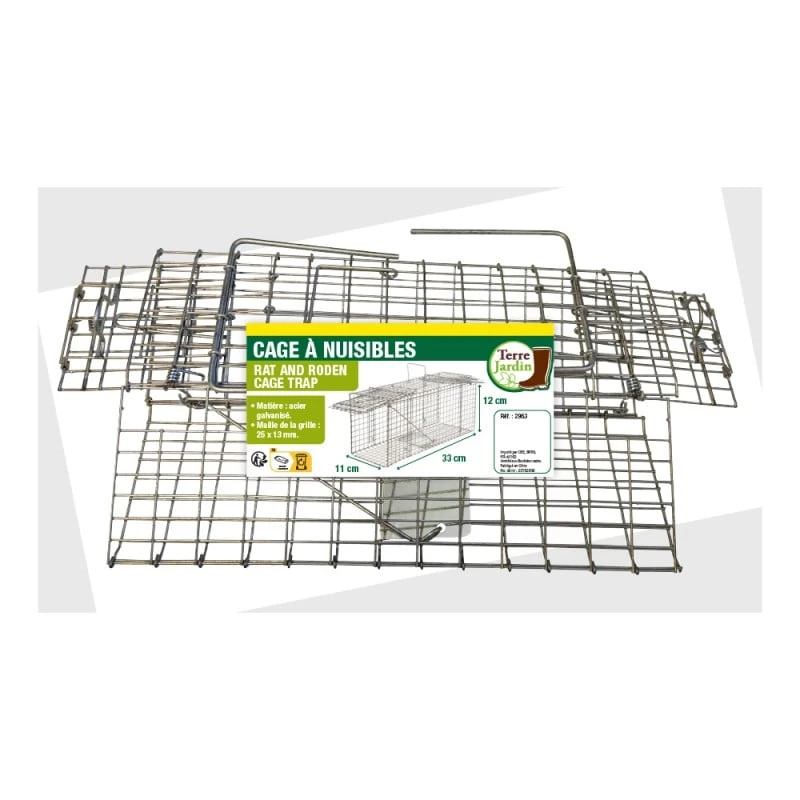 Cage à Nuisibles Double Entrée Petit Modèle 3 Cage à Nuisibles Double Entrée Petit Modèle - Image 3