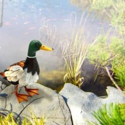 Canard Deco Jardin Animaux -Intexoo Shop canard metal peint decoratif 3
