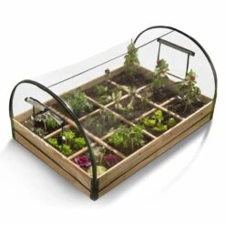 Carré Potager Avec Serre Intégrée Sur Armature Rigide