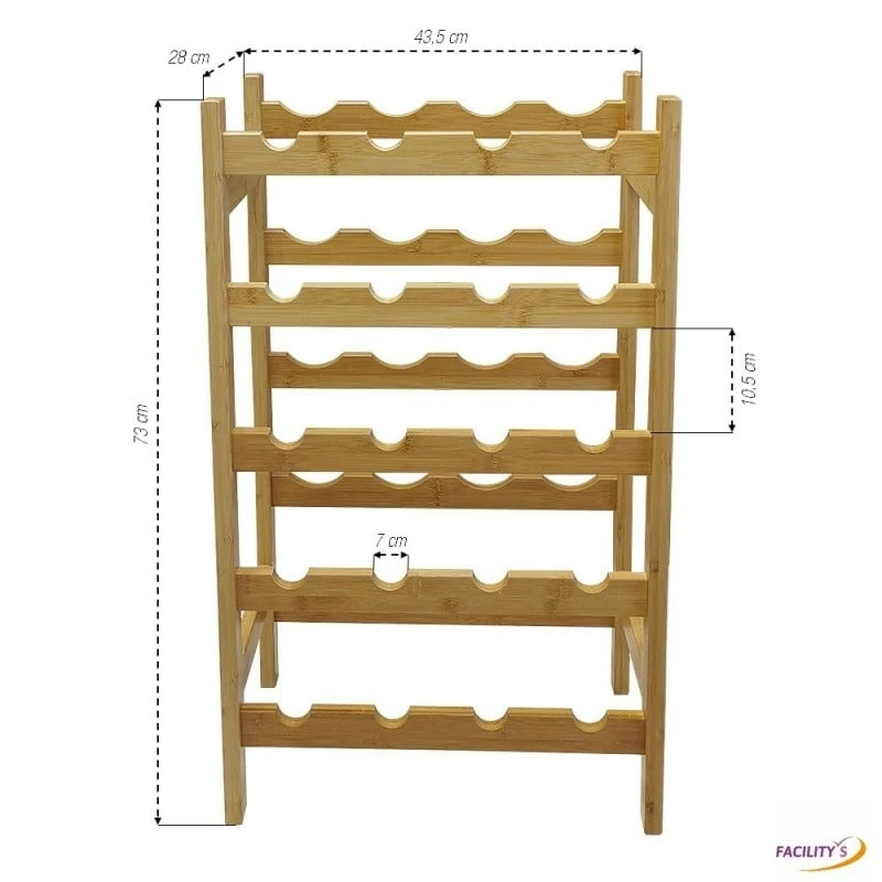 Etagère / Casier à Vin En Bambou "BambooWine" 2 Etagère / Casier à Vin En Bambou "BambooWine" - Image 2