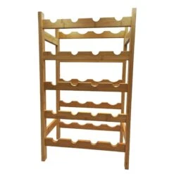 Etagère / Casier à Vin En Bambou "BambooWine" 8 Etagère / Casier à Vin En Bambou "BambooWine" -Intexoo Shop casier a vin en bambou 2