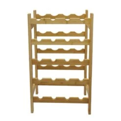Etagère / Casier à Vin En Bambou "BambooWine" 9 Etagère / Casier à Vin En Bambou "BambooWine" -Intexoo Shop casier a vin en bambou 3