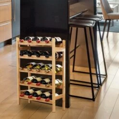 Etagère / Casier à Vin En Bambou "BambooWine" 11 Etagère / Casier à Vin En Bambou "BambooWine" -Intexoo Shop casier a vin en bambou 5