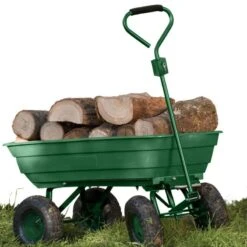 Chariot De Jardin 4 Roues - 52 Litres Capacité 120 Kg 11 Chariot De Jardin 4 Roues - 52 Litres Capacité 120 Kg -Intexoo Shop chariot de jardin remorque 4 roues 120 kg capacite 52l 1 3