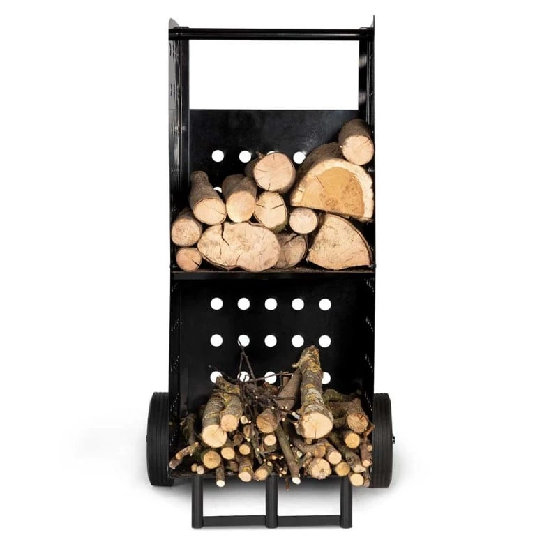 Chariot Porte Bûches En Métal 2 Chariot Porte Bûches En Métal - Image 2