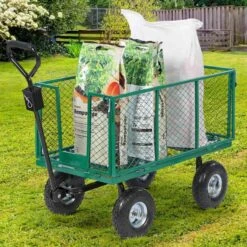 Chariot De Jardin Métal Pliable XXL 18 Chariot De Jardin Métal Pliable XXL -Intexoo Shop chariot remorque de jardin en metal capacite 300 kg 7