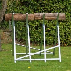 Chevalet De Sciage Du Bois Porte Bûches Pliable -Intexoo Shop chevalet sciage bois porte buches pliable 5