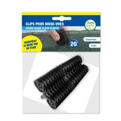Clips De Fixation Pour Brise Vue - Lot De 20 -Intexoo Shop clips de fixation pour brise vue lot de 20 2