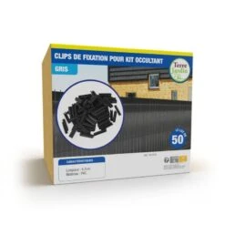 Clips De Fixation Pour Kit Brise Vue Occultant - Lot De 50 -Intexoo Shop clips de fixation pour kit brise vue occultant 4