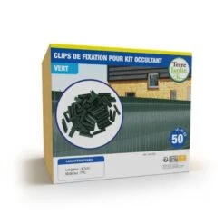 Clips De Fixation Pour Kit Brise Vue Occultant - Lot De 50 -Intexoo Shop clips de fixation pour kit brise vue occultant 5