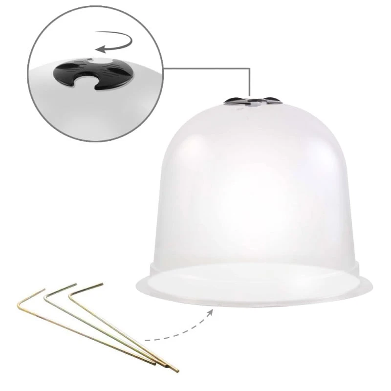 Cloches à Salades Plastique - Lot De 6 3 Cloches à Salades Plastique - Lot De 6 - Image 3