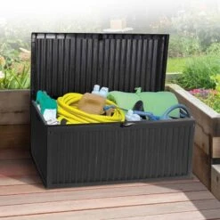Coffre De Rangement Jardin Grand Volume 240 Litres 5 Coffre De Rangement Jardin Grand Volume 240 Litres -Intexoo Shop coffre de rangement jardin 2