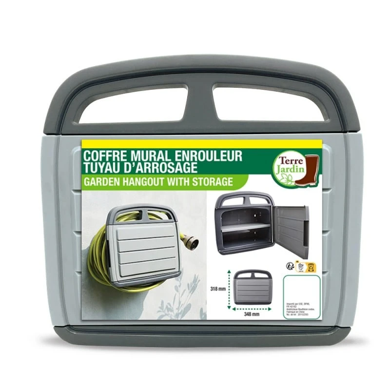 Support Mural D'enroulage Avec Armoire Pour Tuyau D'arrosage 6 Support Mural D'enroulage Avec Armoire Pour Tuyau D'arrosage - Image 6