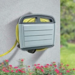 Support Mural D'enroulage Avec Armoire Pour Tuyau D'arrosage 15 Support Mural D'enroulage Avec Armoire Pour Tuyau D'arrosage -Intexoo Shop coffre enrouleur pour tuyau d arrosage 7