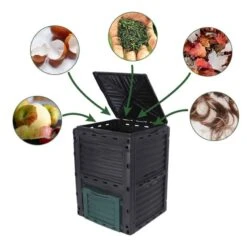 Composteur Plastique - 300 L 20 Composteur Plastique - 300 L -Intexoo Shop composteur plastique 300 l 8