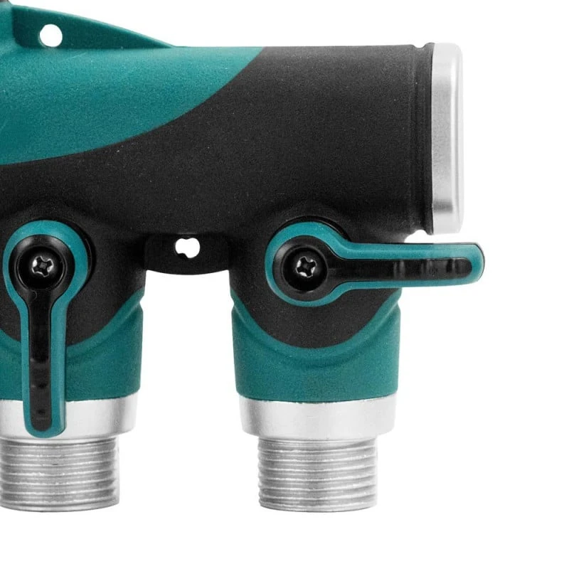 Connecteur De Tuyau D'arrosage 4 Voies Avec Vanne D'arrêt D'eau 5 Connecteur De Tuyau D'arrosage 4 Voies Avec Vanne D'arrêt D'eau - Image 5