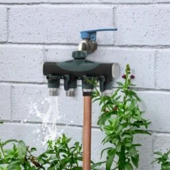 Connecteur De Tuyau D'arrosage 4 Voies Avec Vanne D'arrêt D'eau 12 Connecteur De Tuyau D'arrosage 4 Voies Avec Vanne D'arrêt D'eau -Intexoo Shop connecteur de tuyau d arrosage 4 voies avec vanne d arret d eau 5