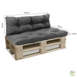 Coussins Pour Canapé Palette (assise Et Dossier) 8 Coussins Pour Canapé Palette (assise Et Dossier) -Intexoo Shop coussin pour canape palette x2 2