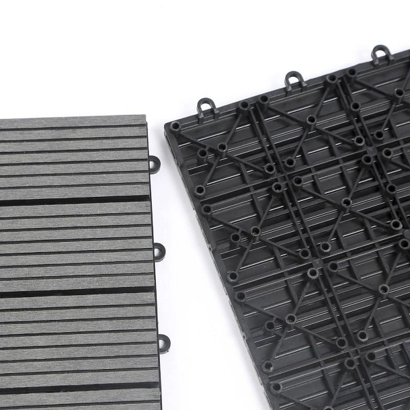 Dalles Terrasse En Composite Effet Bois - Lot De 5 3 Dalles Terrasse En Composite Effet Bois - Lot De 5 - Image 3