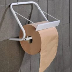 Dévidoir Mural Dérouleur Essuie Tout -Intexoo Shop devidoir mural porte essuie tout 2