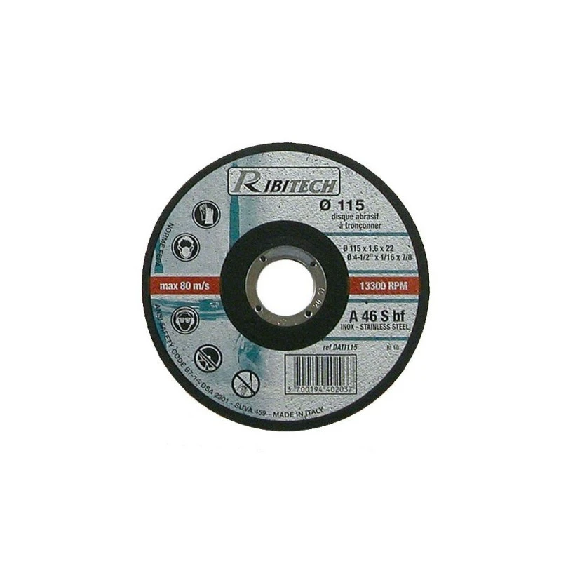 Disque à Tronçonner Inox 115 Mm 1 Disque à Tronçonner Inox 115 Mm