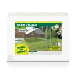 Enclos Poulailler / Volière Extérieur 12m2 -Intexoo Shop enclos poulailler voliere exterieur 12m2 2