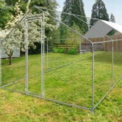 Enclos Poulailler / Volière Extérieur 18m2 11 Enclos Poulailler / Volière Extérieur 18m2 -Intexoo Shop enclos poulailler voliere exterieur 18m2 5