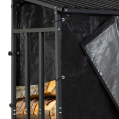 Étagère à Bûches 185 X 190 Cm Avec Housse De Protection 10 Étagère à Bûches 185 X 190 Cm Avec Housse De Protection -Intexoo Shop etagere a buches 185 x 190 cm avec housse de protection 3