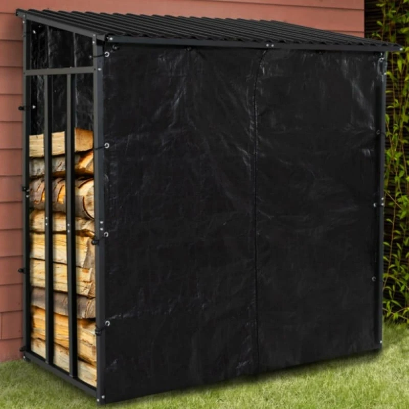 Étagère à Bûches 185 X 190 Cm Avec Housse De Protection 7 Étagère à Bûches 185 X 190 Cm Avec Housse De Protection - Image 7