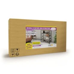 Étagère à Chaussures Style Industriel - 4 Niveaux 9 Étagère à Chaussures Style Industriel - 4 Niveaux -Intexoo Shop etagere a chaussures style industriel 4 niveaux 4