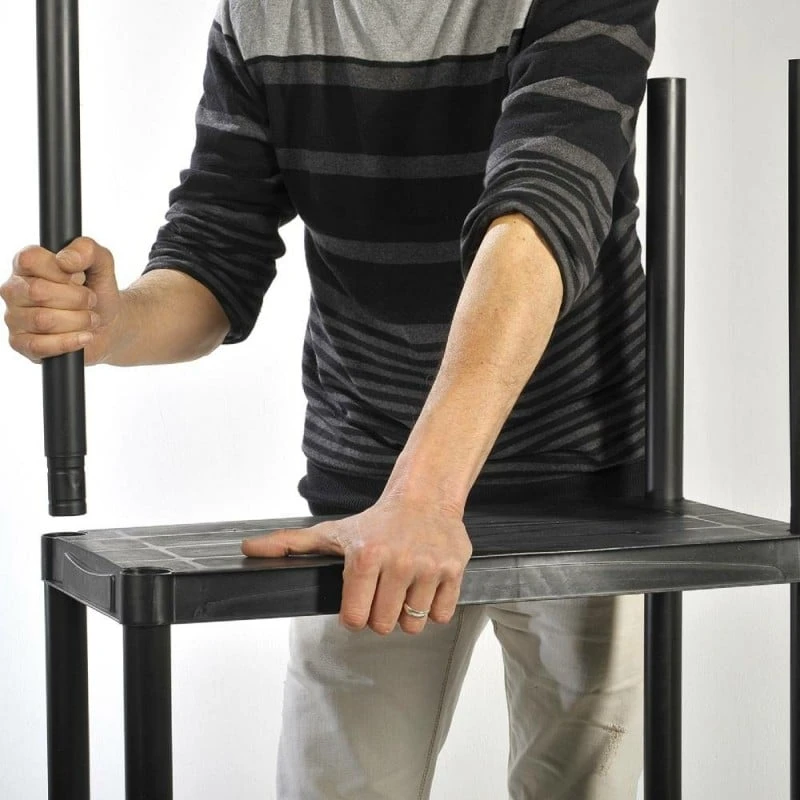 Étagère En Plastique 4 Niveaux 3 Étagère En Plastique 4 Niveaux - Image 3