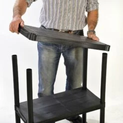 Étagère En Plastique 4 Niveaux 9 Étagère En Plastique 4 Niveaux -Intexoo Shop etagere plastique 4 niveaux 3