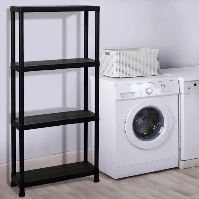 Étagère En Plastique 4 Niveaux 5 Étagère En Plastique 4 Niveaux - Image 5