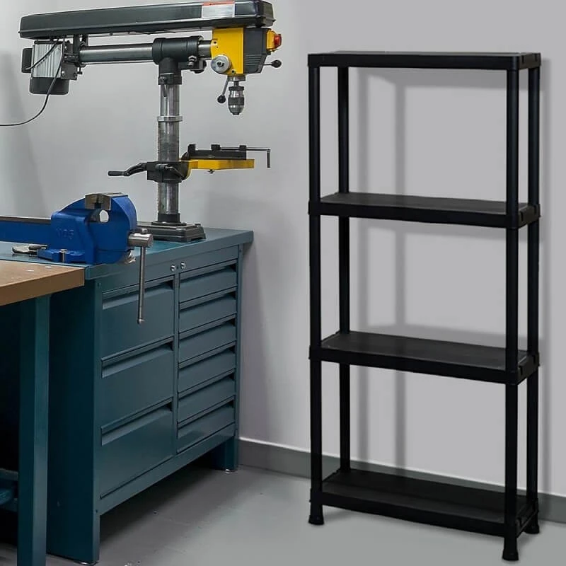 Étagère En Plastique 4 Niveaux 6 Étagère En Plastique 4 Niveaux - Image 6